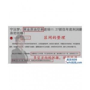 11.27市场聚焦美联储官员讲话 黄金美盘操作布局
