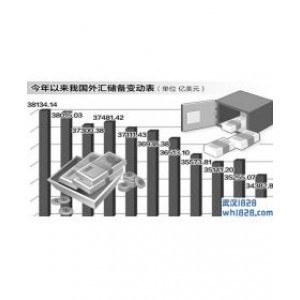 中国外汇储备增长,连续12个月站稳3万亿以上!