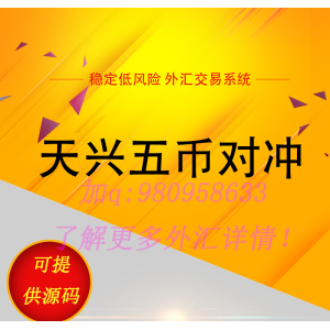 天兴五币对冲外汇EA 稳定低风险外汇mt4智能交易系统 源码版