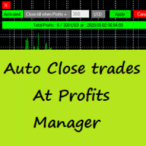 MT4-Auto Close Trades At Profits Manager