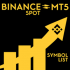 MT5-Binance Spot Symbol List Update