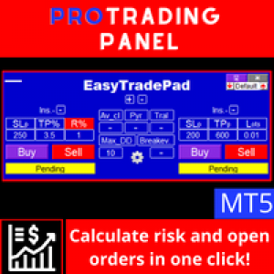 MT5-EasyTradePad for MT5