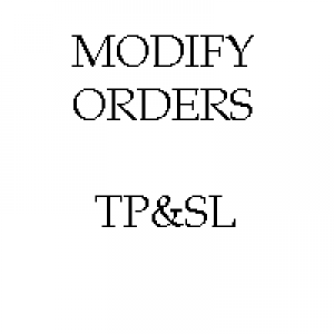 MT4-Modify Order SL TP