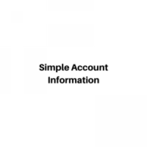 MT4-Simple Account Information